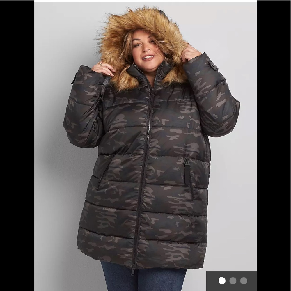 🆕LB 🧥 Camouflage Puffer Jacket